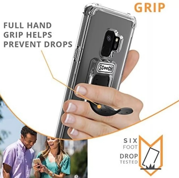Scooch Wingman | Kickstand Case for Samsung Galaxy S9 [10 ft Drop Protection]... - Picture 4 of 6